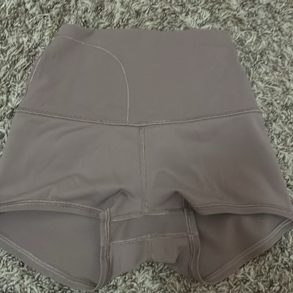 lululemon athletica High-Waisted Shorts in Brown - Picture 3 of 3